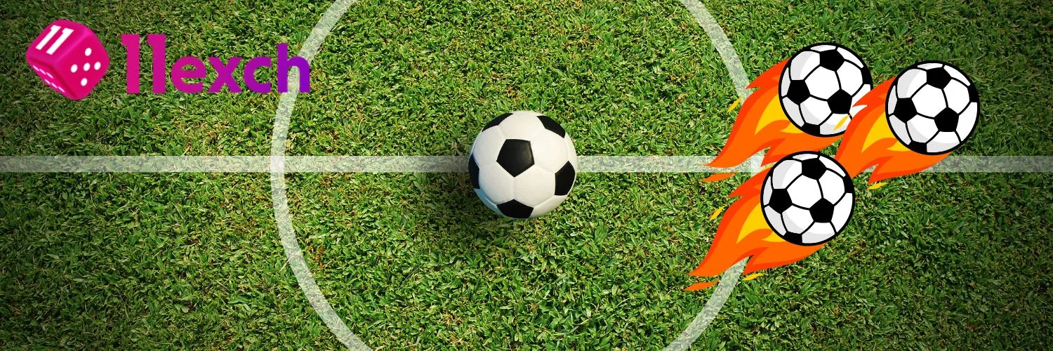 Soccer ball placed on the field representing football betting on Wolf777