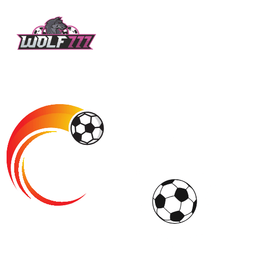 Soccer ball with blazing fire effect symbolizing high-energy football betting on Wolf777