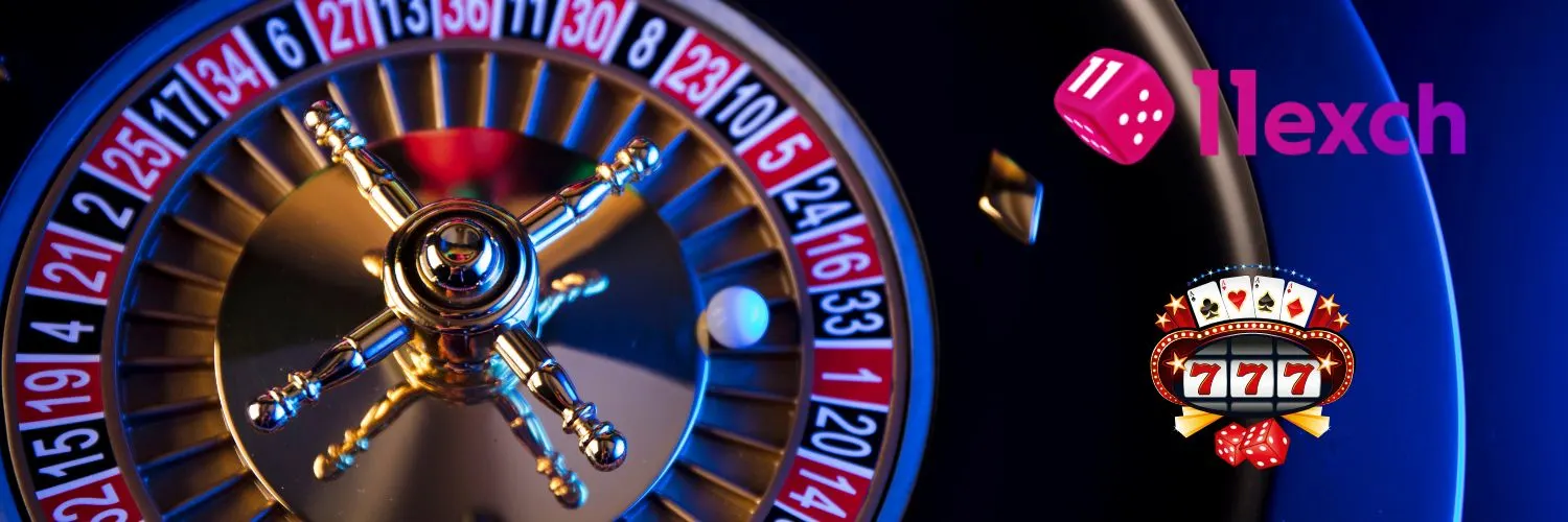 Roulette wheel with jackpot elements including four A’s, triple 7s, and dice showcasing casino gaming on Wolf777